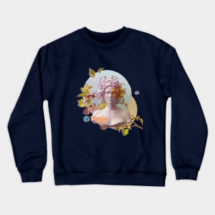 Kilopatra stone statue Crewneck Sweatshirt